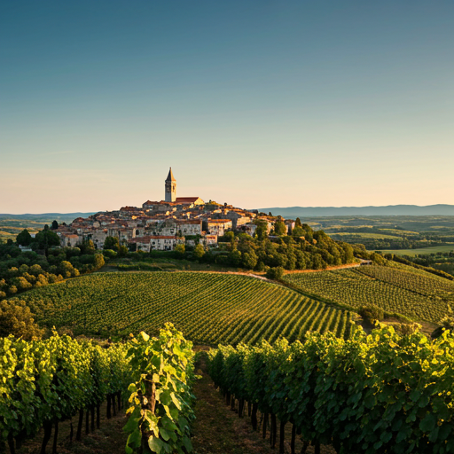 Motovun i istarski vinogradi